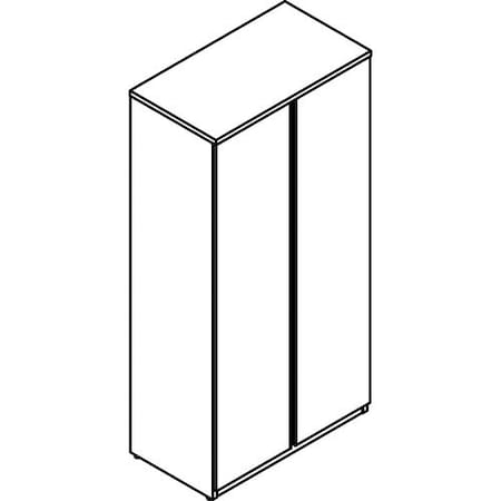 Groupe Lacasse Wardrobe Storage Unit, Alum Handle, 36inWx20inDx73inH, Sahara LAS4YN203673BR